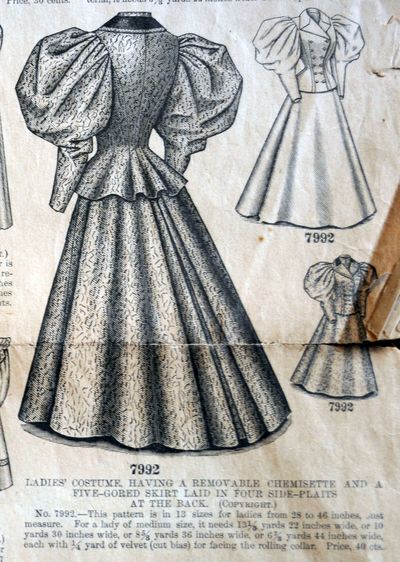 Naaipatroon 1890 - Butterick