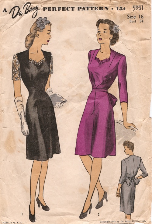 Naaipatroon 1944 - Du Barry