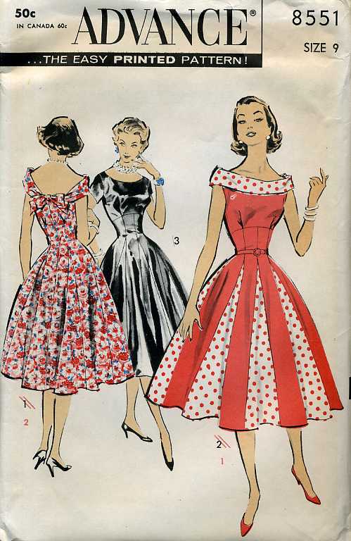 Naaipatroon 1950's - Advance