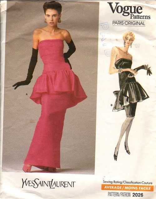 Naaipatroon 1988 - Vogue Paris