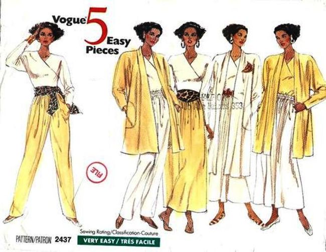 Naaipatroon 1990 - Vogue