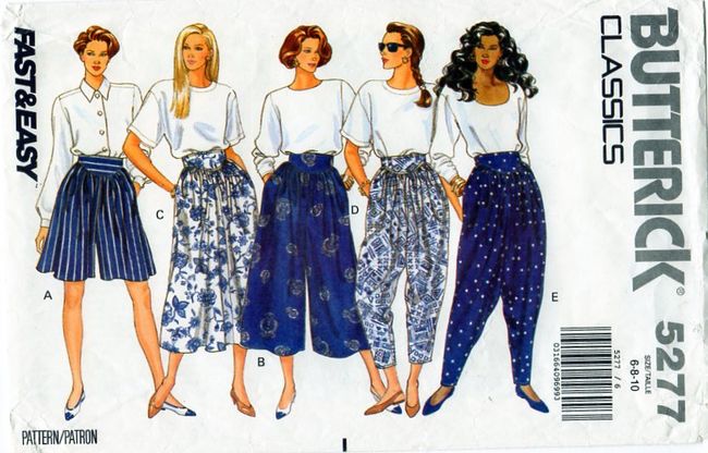 Naaipatroon 1991 - Butterick