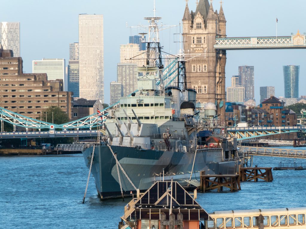 musea londen: hms belfast
