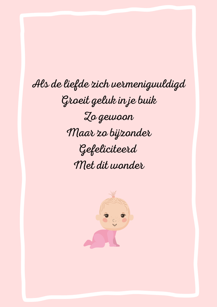 gedicht zwangerschap