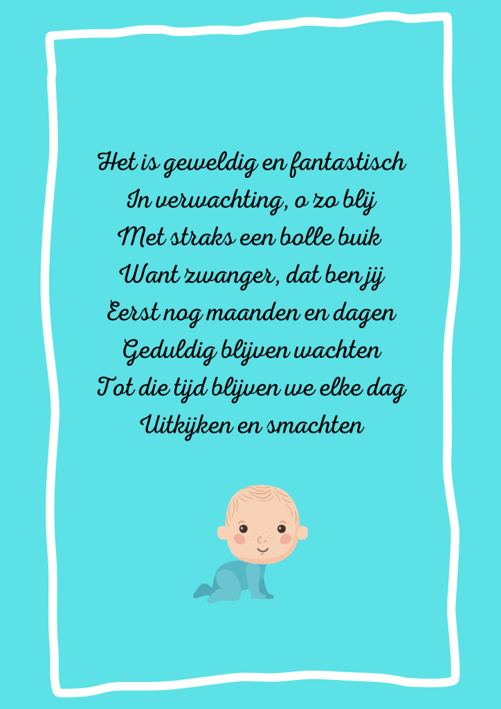 gedicht zwangerschap