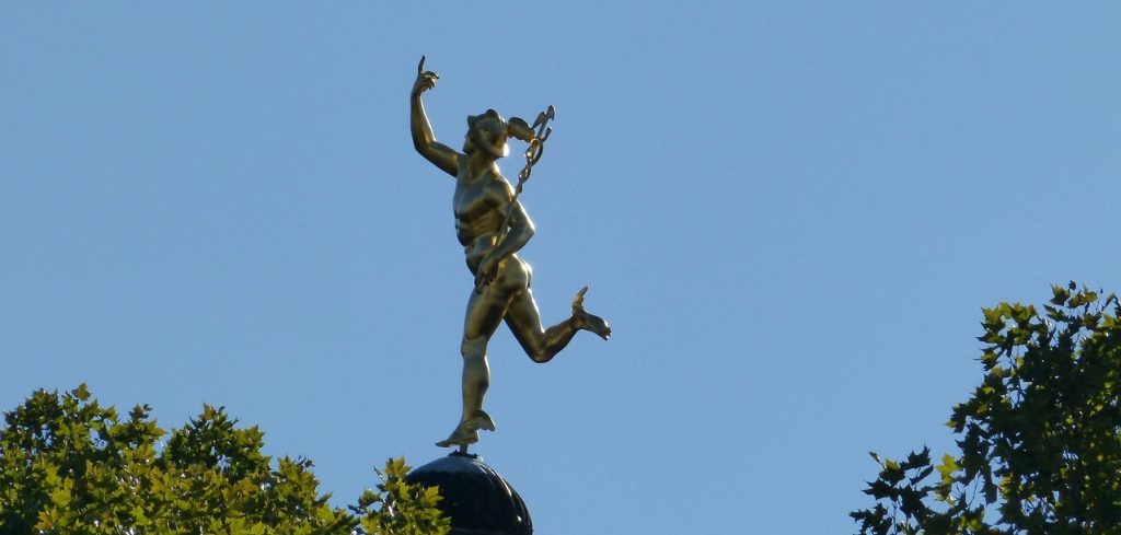 De Griekse god Hermes