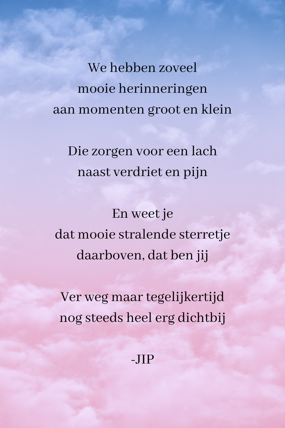 gedichten overlijden oma