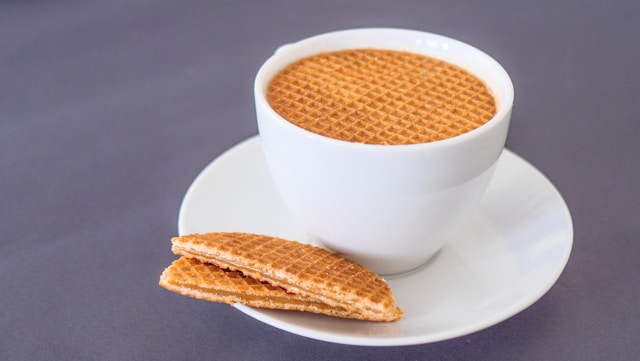 Stroopwafel
kop koffie