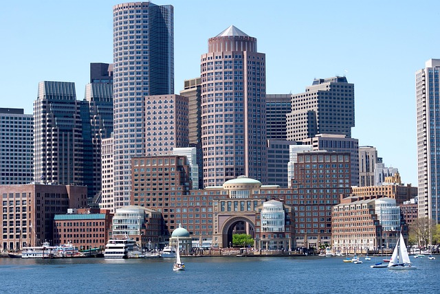 de beroemde haven van boston